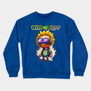 Wild & Free Like Sunflowers Crewneck Sweatshirt